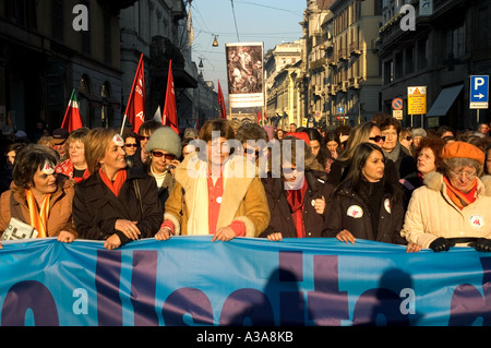 Le donne a 194 dimostrazioni di legge sull aborto milano - 14 gennaio 2006 - Lombardia - Italia Foto Stock