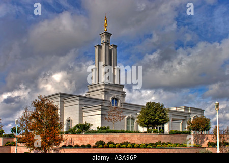 San Antonio Texas LDS lato del tempio Foto Stock