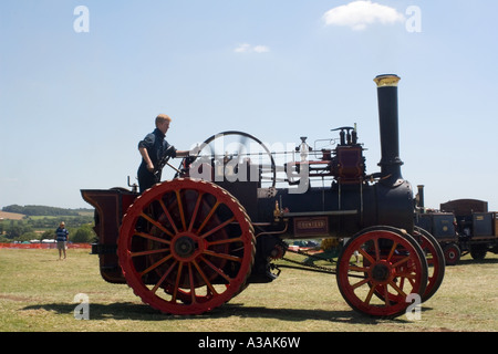 Motore di marcia in movimento a Somerset spettacolare di vapore Foto Stock