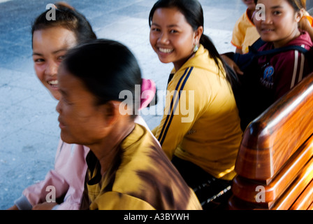 Hua Lamphong Stazione Ferroviaria si trova a Bangkok, in Thailandia Foto Stock