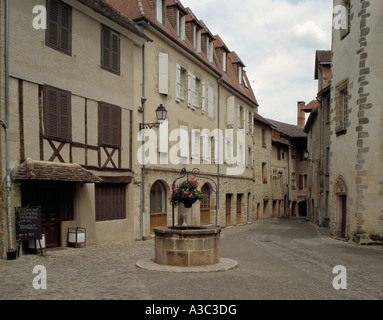 Beaulieu-sur-Dordogne, Beaulieu, Correze, Francia Foto Stock