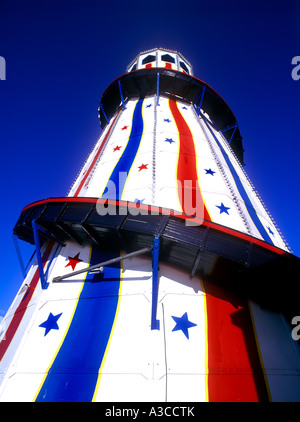 Helter Skelter ride ; palace pier ;brighton ;east sussex ;Inghilterra; Regno Unito Foto Stock