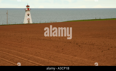 Canada Prince Edward Island Cape Tryon faro Foto Stock