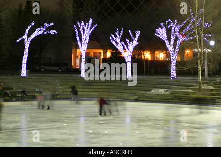 Orizzontale decorazioni di Natale Foto Stock