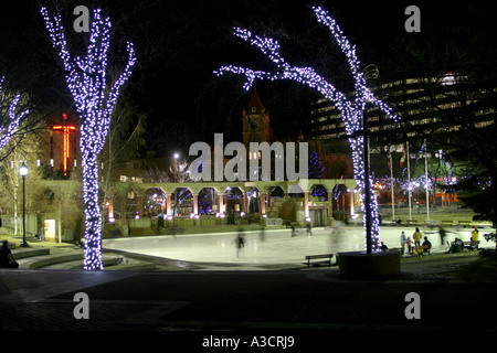 Orizzontale decorazioni di Natale Foto Stock