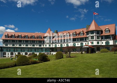 Canada New Brunswick Saint Andrews Fairmont Algonquin Hotel esterno anteriore Foto Stock