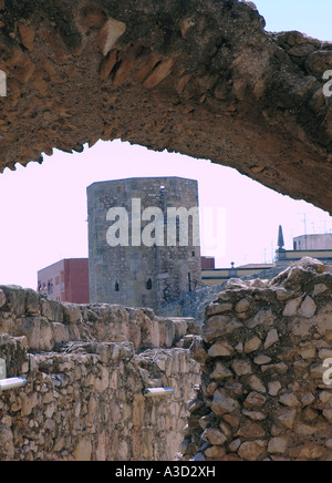 Le rovine Romane di Tarragona Catalogna Catalogna Catalogna catalano Costa Dorada España Spagna spagnolo Iberia Penisola Iberica Europa Foto Stock