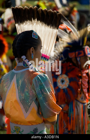 American Indian powwow Indio California Foto Stock