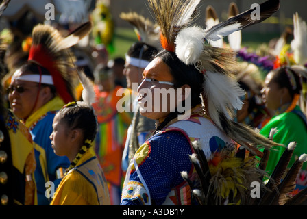 American Indian powwow Indio California Foto Stock