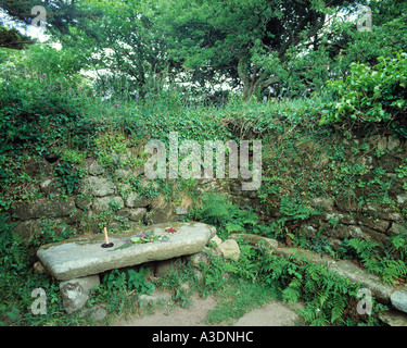 GB di Cornovaglia MADRON PENWITH WISHING WELL Foto Stock