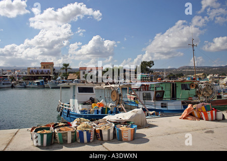 LAKKI PORTO. A nord-ovest di Cipro. L'Europa. Foto Stock