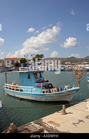 LAKKI PORTO. A nord-ovest di Cipro. L'Europa. Foto Stock