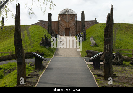 Il nuovo Harrier Nascondi a Martin mera riserva di uccelli Lancashire Inghilterra Foto Stock