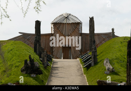Il nuovo Harrier Nascondi a Martin mera riserva di uccelli Lancashire Inghilterra Foto Stock