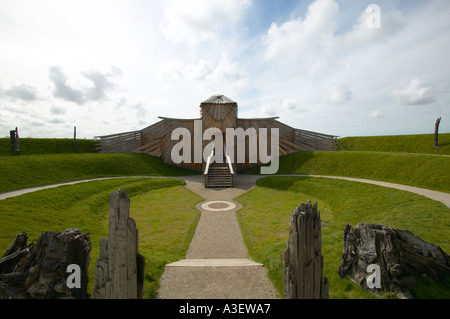 Il nuovo Harrier Nascondi a Martin mera riserva di uccelli Lancashire Inghilterra Foto Stock