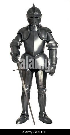 Knight in shining Armor Foto Stock