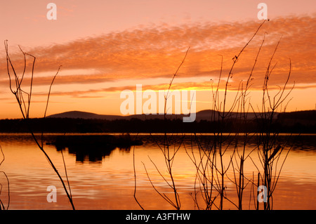 Sunset Loch di Skene XPL 4604-433 Foto Stock