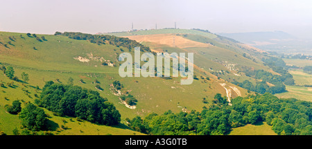 South Downs e weald vista, Inghilterra meridionale, Regno Unito Foto Stock