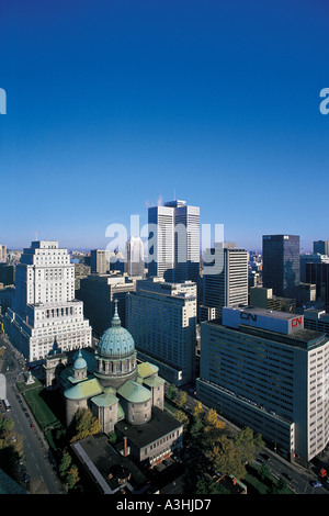 Città skyline di montreal provincia del Québec in Canada Foto Stock