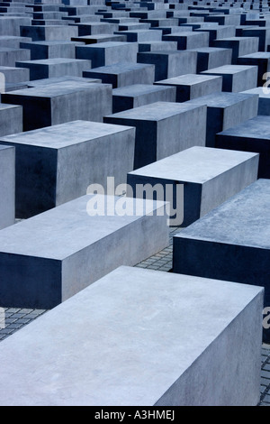 Il memoriale dell'olocausto, Berlino, Germania Foto Stock