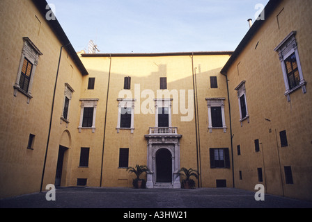 Palazzo Ducale Duca della Rovere Piazza del Popolo Pesaro Marche Italia Foto Stock