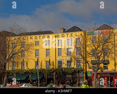 The Arlington Hotel, Bachelors Walk, vicino o'Connell Bridge, North City, Dublino, Irlanda Foto Stock