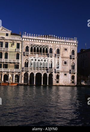 Ca' d'Oro Canal Grande Venezia Veneto Italia Foto Stock