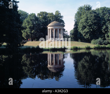 Leibniztempel im Georgengarten der Herrenhaeuser Gaerten von Hannover Foto Stock