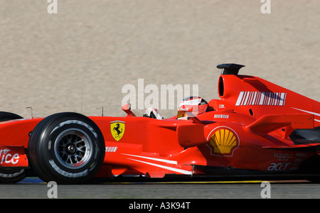 Kimi Raeikkoenen, Ferrari Foto Stock