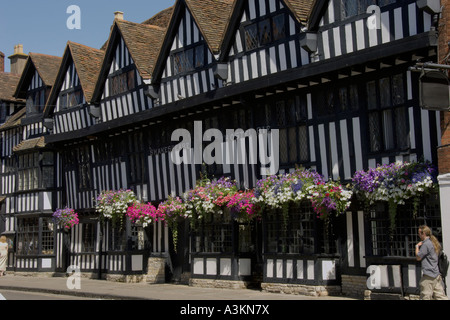 Shakespeare Hostelrie Chapel Street Stratford Upon Avon Warwickshire Inghilterra Luglio 2006 Foto Stock