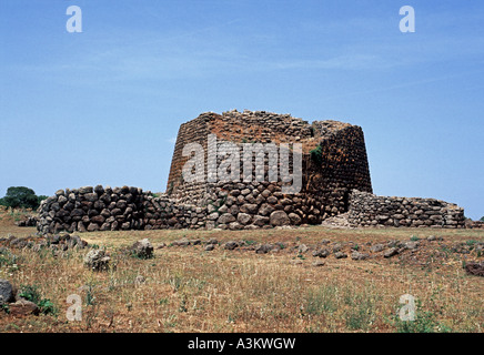 Il Nuraghe Losa vicino Abbasanta Sardegna Foto Stock