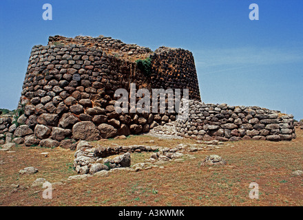 Il Nuraghe Losa vicino Abbasanta Sardegna Foto Stock