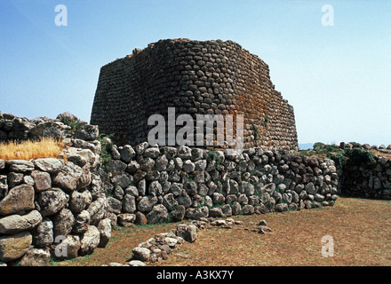 Il Nuraghe Losa vicino Abbasanta Sardegna Foto Stock