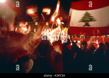 Ave libertà Beirut Libano Foto Stock
