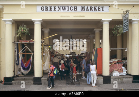 Greenwich ingresso sul mercato Foto Stock