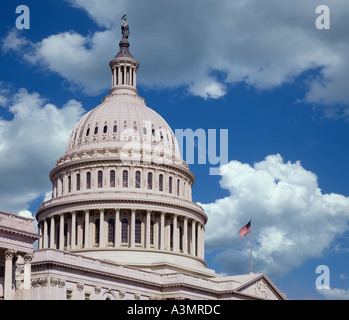 Cupola di United States Capitol in Washington DC Foto Stock
