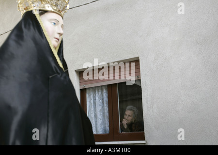 Pasqua Prizzi Palermo Sicilia Foto Stock