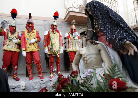 I Giudei Pasqua a San Fratello Provinve Messina Sicilia Italia Foto Stock