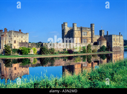 Il Castello di Leeds, Kent, Inghilterra Foto Stock