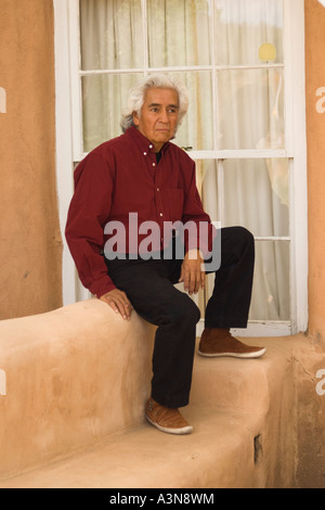 Native American cantastorie dalla cultura dei Pueblo Foto Stock