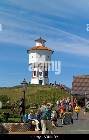 Water Tower / Langeoog Foto Stock