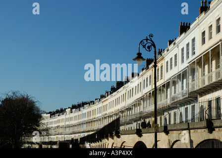 Royal York Crescent Clifton Bristol Gloucestershire in Inghilterra Foto Stock