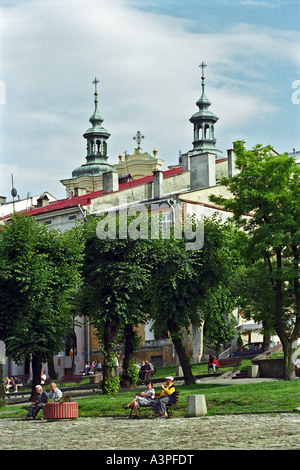 Una chiesa nel centro di Przemysl, Polonia Foto Stock
