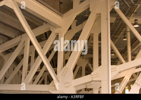 Il supporto in acciaio Travi Petco Park di San Diego in California Foto Stock