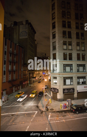 Vista di Broadway at 27th Street by night New York STATI UNITI D'AMERICA Foto Stock