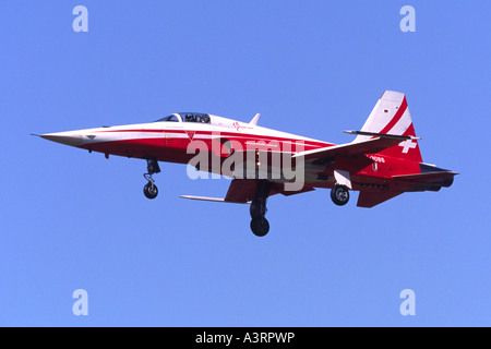 Northrop F-5E Tiger II volato da Patrouille Suisse Foto Stock