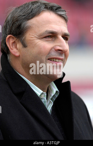 Manager e ex national team player Klaus ALLOFS Germania Foto Stock