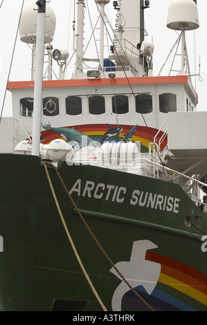 Greenpeace nave MV Arctic Sunrise Foto Stock