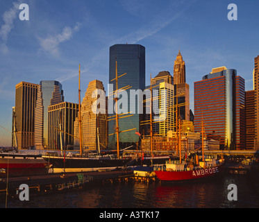 La Strada del sud Porta a Mare, Manhattan, New York, Stati Uniti d'America Foto Stock