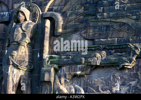 Battaglia delle Nazioni Memorial / Leipzig Foto Stock